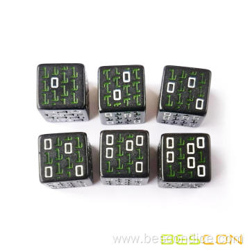 Novelty Engraving Digital Dice 20MM
